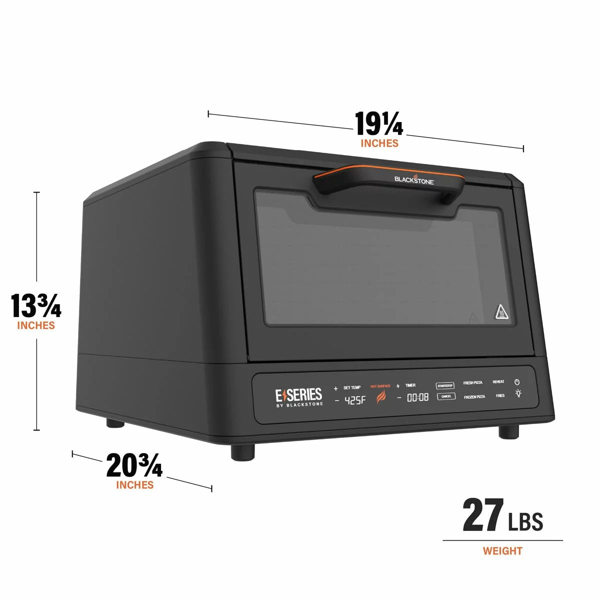 Blackstone E-Series Electric Pizza & Air Fryer Oven, view 2