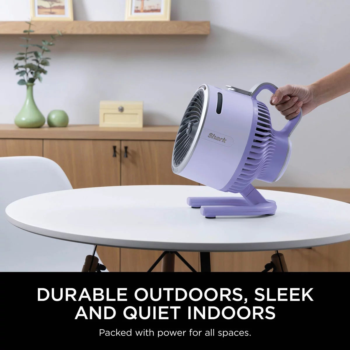 Shark FA050UKLV FlexBreeze HydroGo Misting Fan in Lilac, view 3