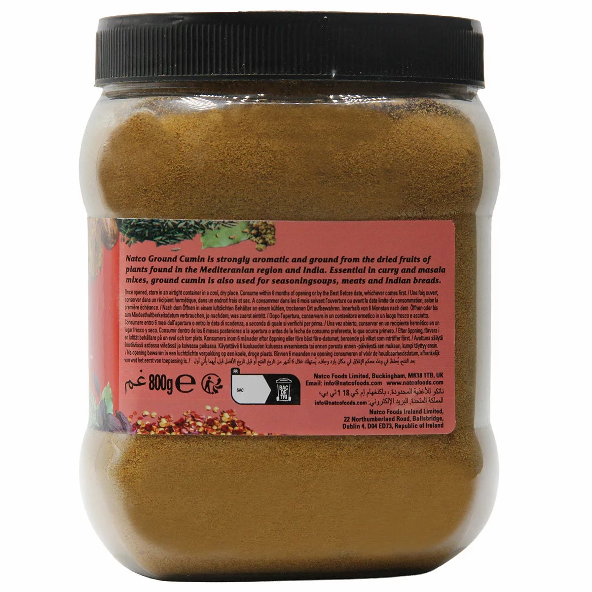 Natco Ground Cumin, 800g, view 2