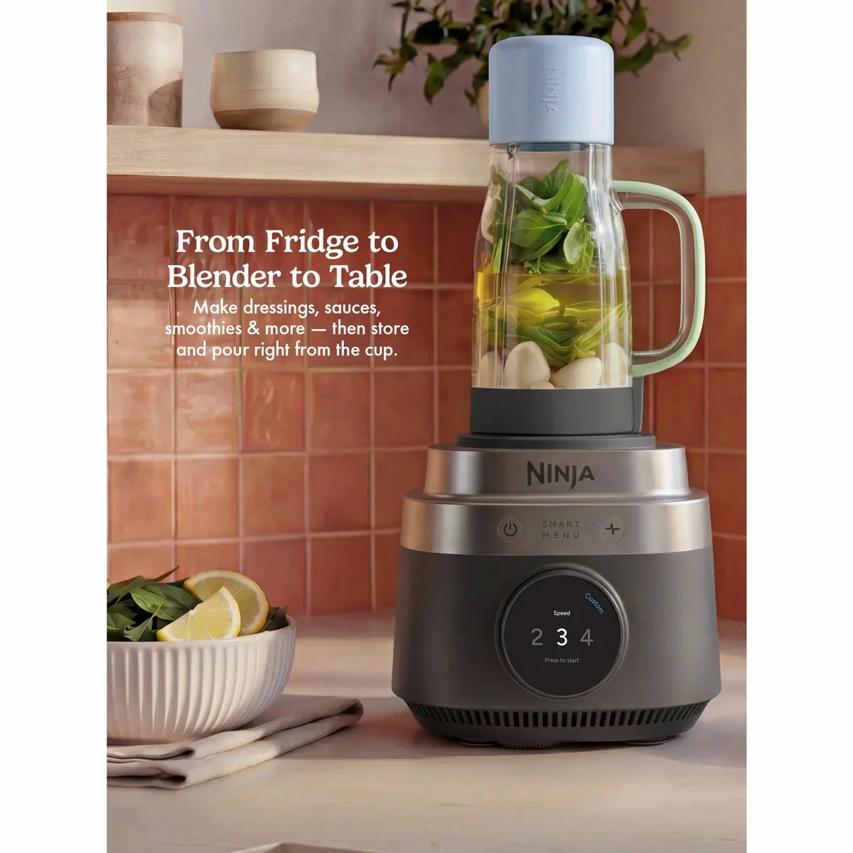 Ninja LB301UKBK CrushBOSS 2-in-1 Blender Duo with BlendBOSS Tumbler in Onyx, view 2