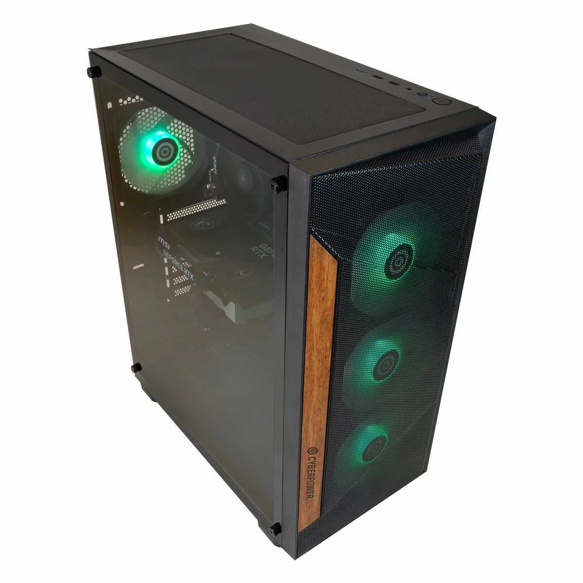 CyberPower, Intel Core i5, 16GB RAM, 1TB SSD, NVIDIA GeForce RTX 5060, Gaming Desktop PC, view 4