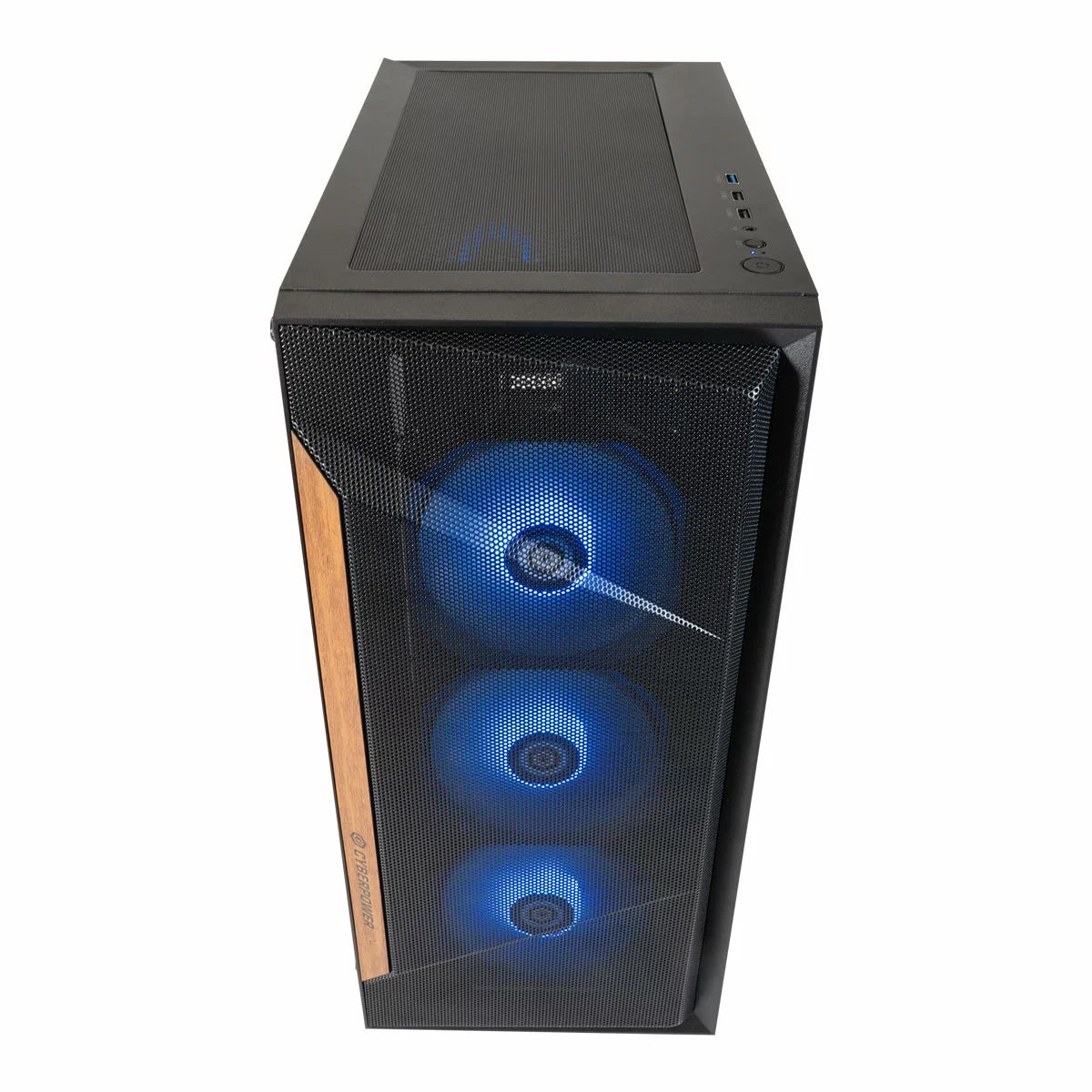 CyberPower, AMD Ryzen 5, 16GB RAM, 1TB SSD, NVIDIA GeForce RTX 5060, Gaming Desktop PC, view 3