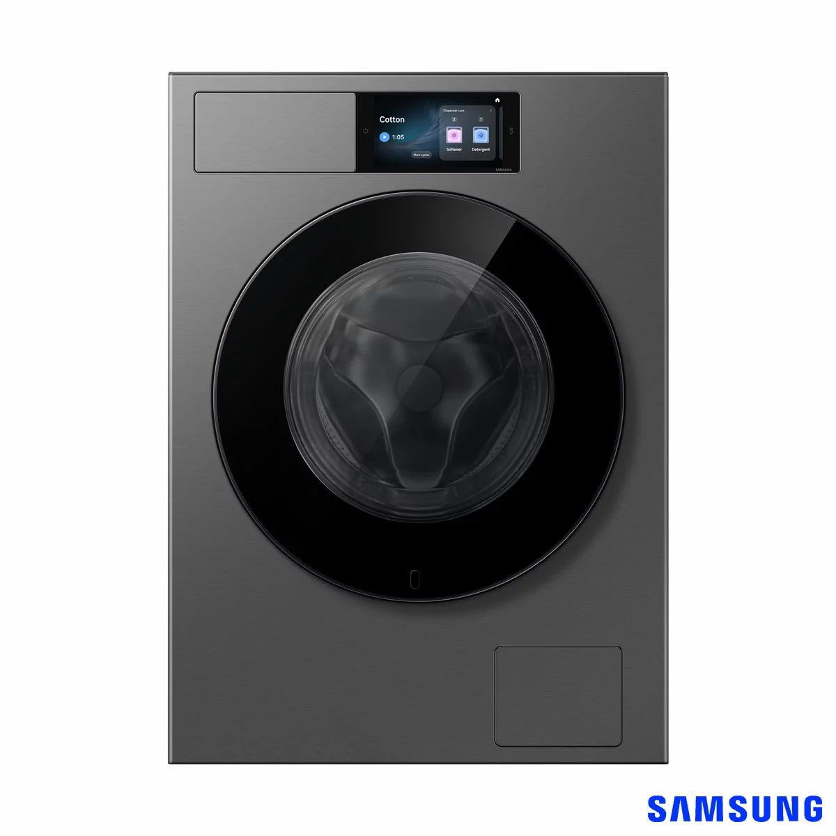 Samsung WF90H09C4ST1, 9kg Washing Machine, A Rated in Grey