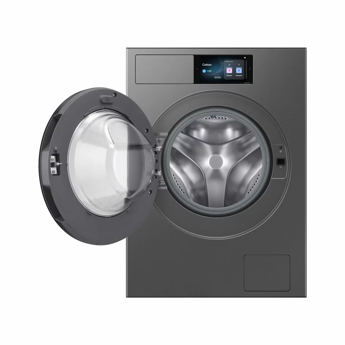 Samsung WF90H09C4ST1, 9kg Washing Machine, A Rated in Grey, view 4