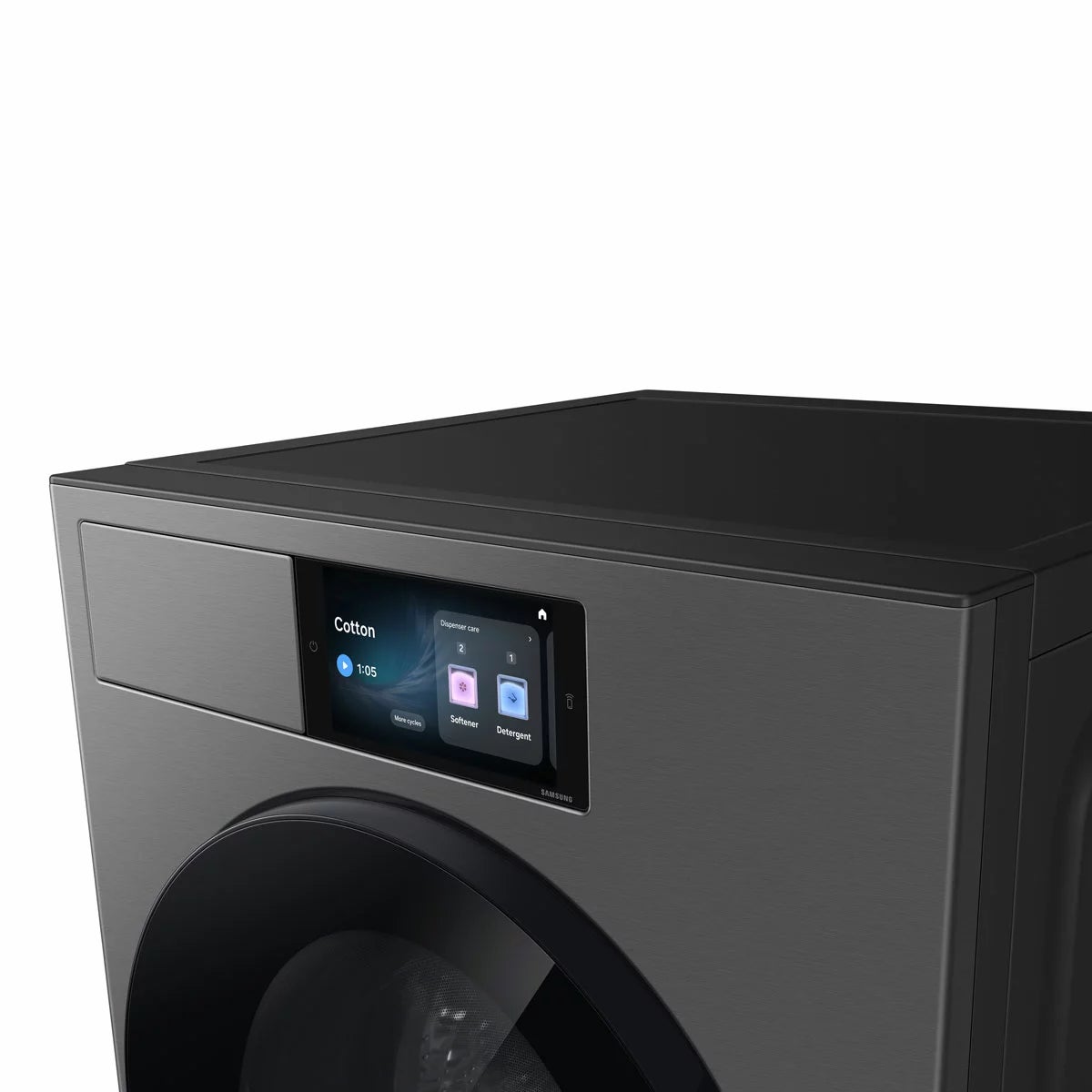 Samsung WF90H09C4ST1, 9kg Washing Machine, A Rated in Grey, view 5