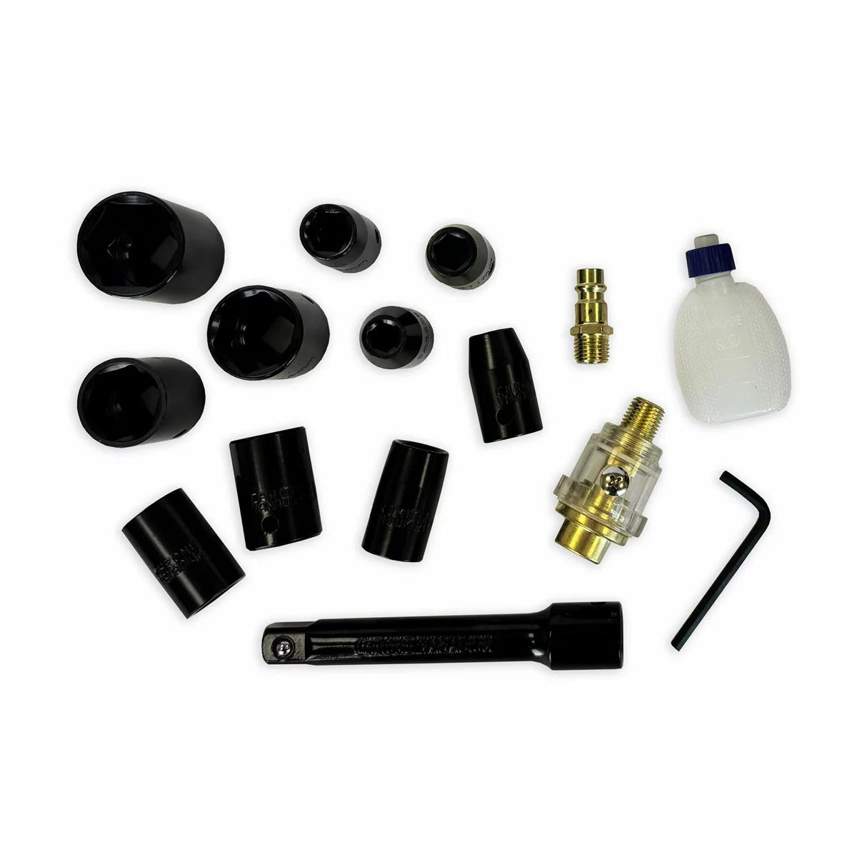 Hilka 17 Piece 1/2" Air Impact Wrench Set, view 2