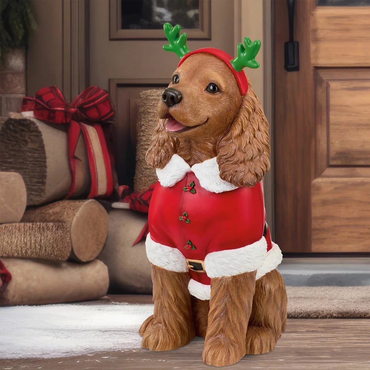 26 inch Christmas Dog Greeter, view 6