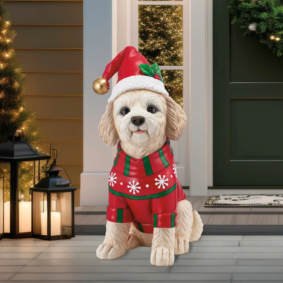 26 inch Christmas Dog Greeter, view 2