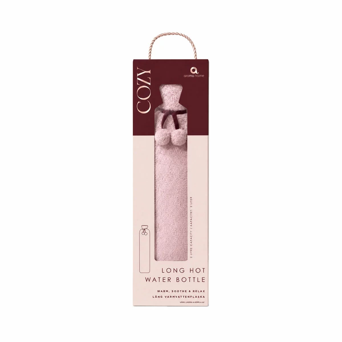 Aroma Home Long Hot Water Bottle, view 9