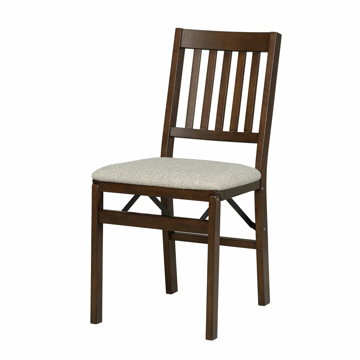 Stakmore Hardwood Upholstered Folding Chair, 2 Pack, view 5