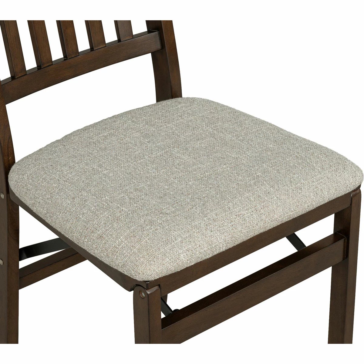Stakmore Hardwood Upholstered Folding Chair, 2 Pack, view 4