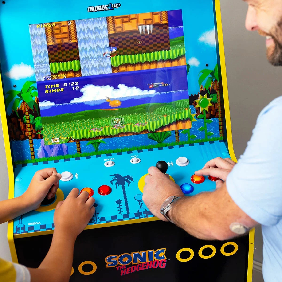 Arcade1Up Sonic the Hedgehog™ Supreme Home Arcade Machine, view 4