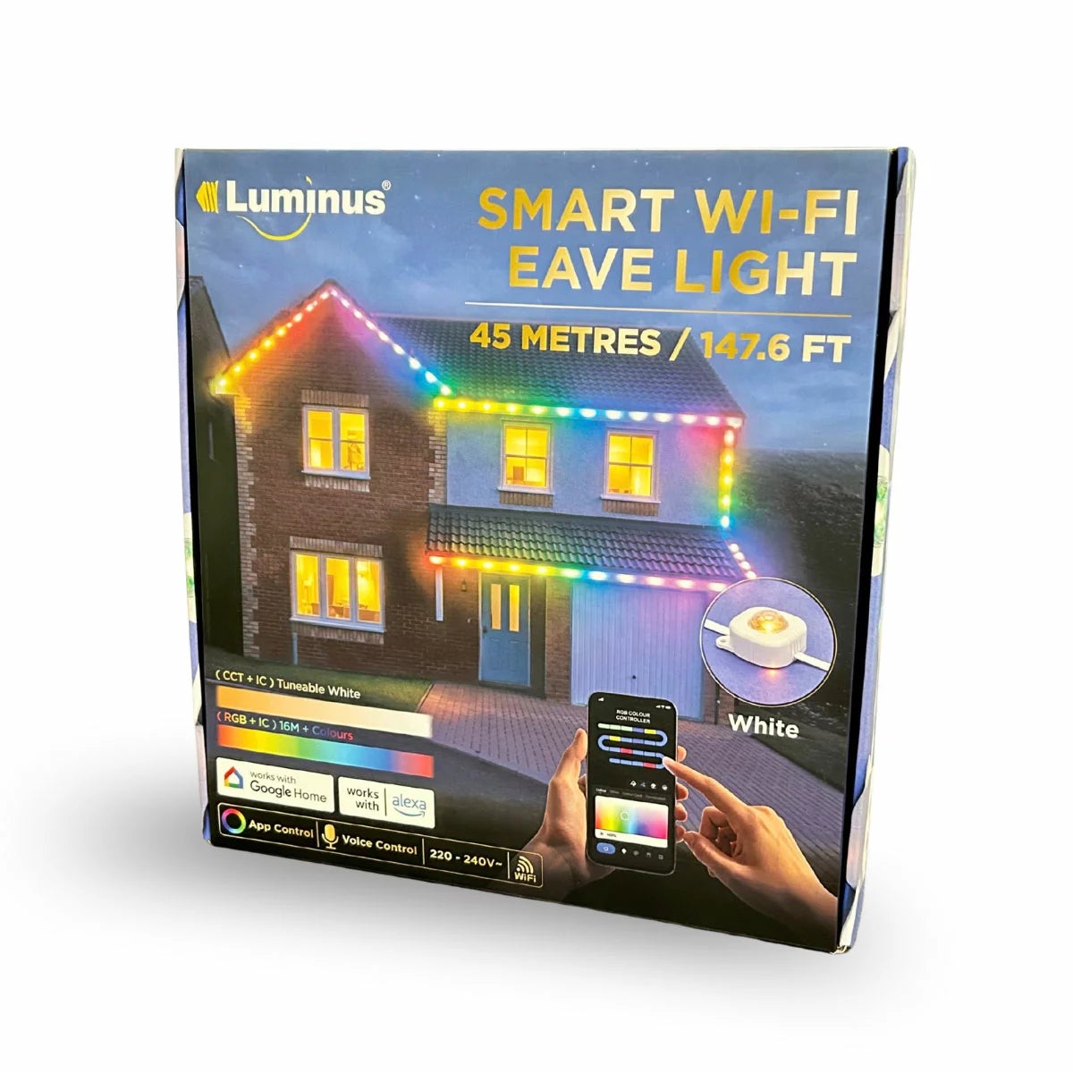 Luminus Smart Wi-Fi Eave Light - 45m, view 2