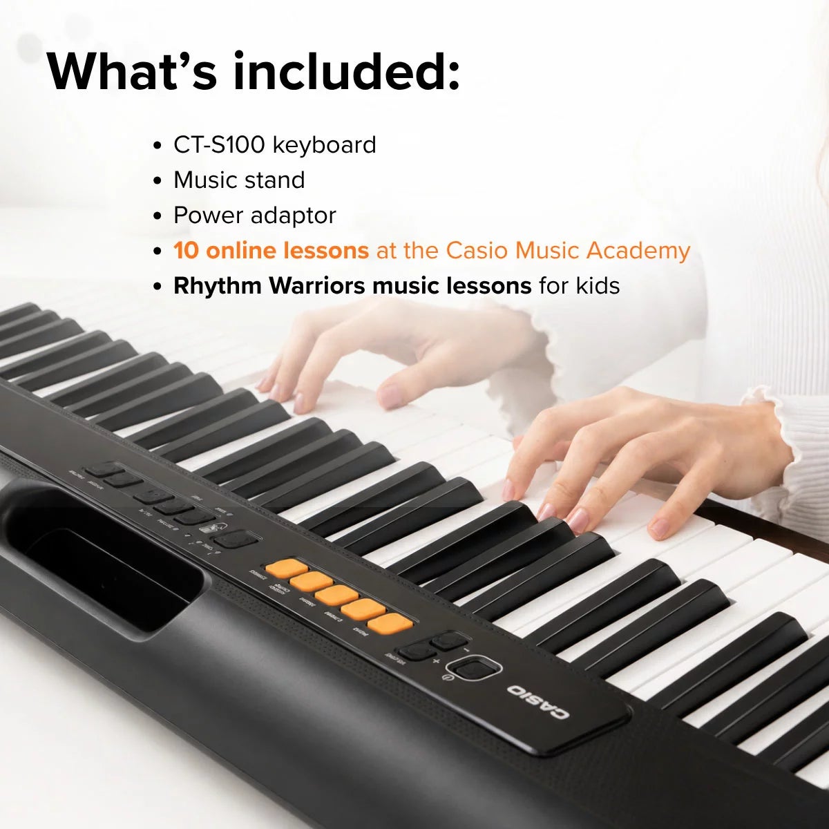 Casio CT-S100AD Full Size Keyboard, view 7
