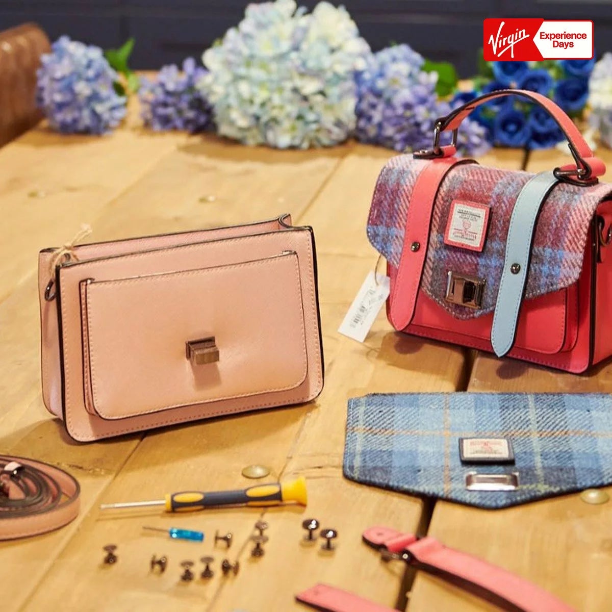 Virgin Experience Days Create Your Own Harris Tweed Handbag For Two In Covent Garden