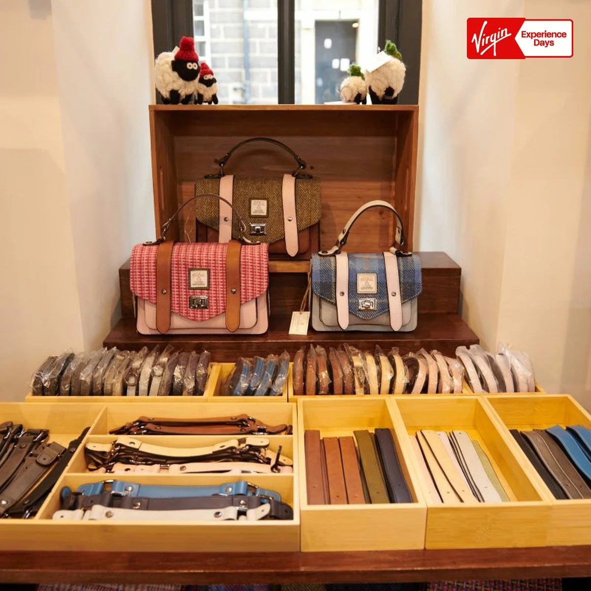 Virgin Experience Days Create Your Own Harris Tweed Handbag For Two In Covent Garden, view 2