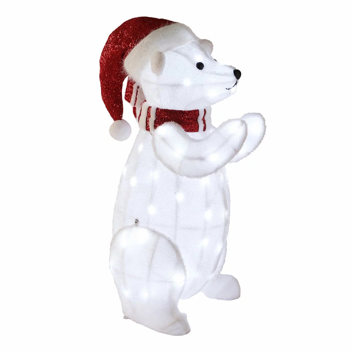 Outdoor Lit Polar Bears - Pack Of 2, view 3