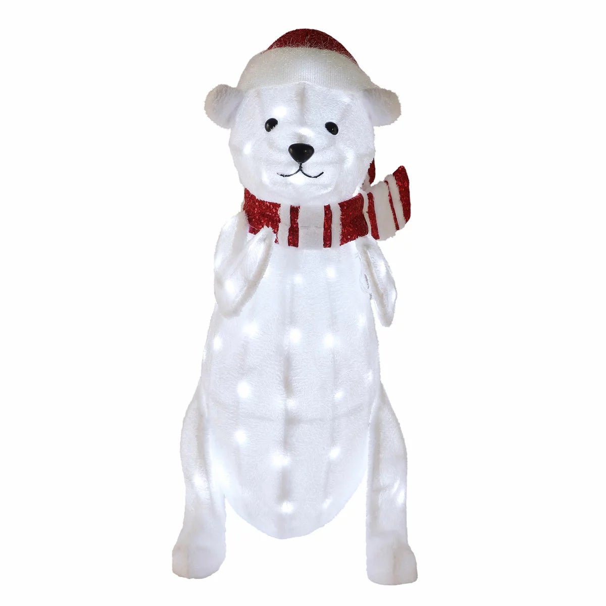 Outdoor Lit Polar Bears - Pack Of 2, view 2