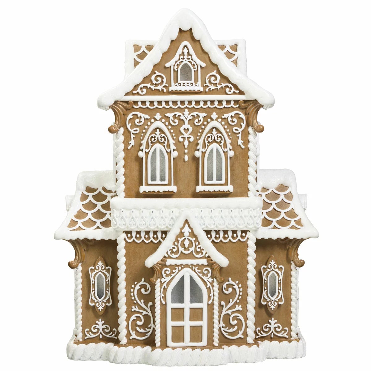Gingerbread House With LED Lights, view 4