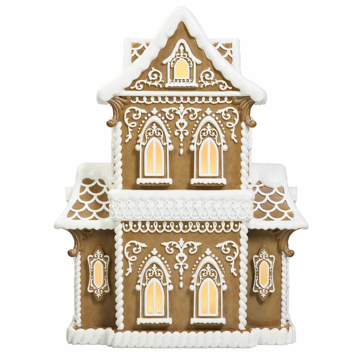 Gingerbread House With LED Lights, view 3