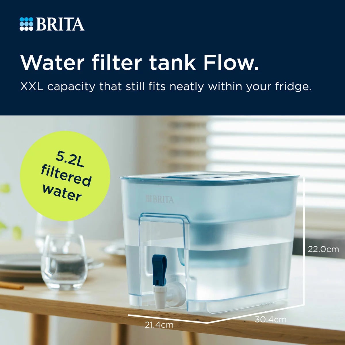 Brita XXL Water Filter Tank Maxtra Flow, 8L, view 2