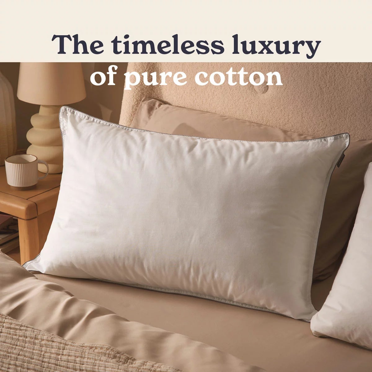 Sleepeezee Sumptuous Cotton Pillow, 48 x 74 cm, view 2