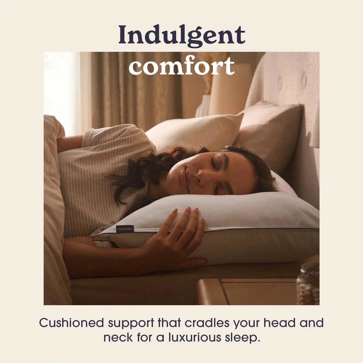Sleepeezee Sumptuous Cotton Pillow, 48 x 74 cm, view 3