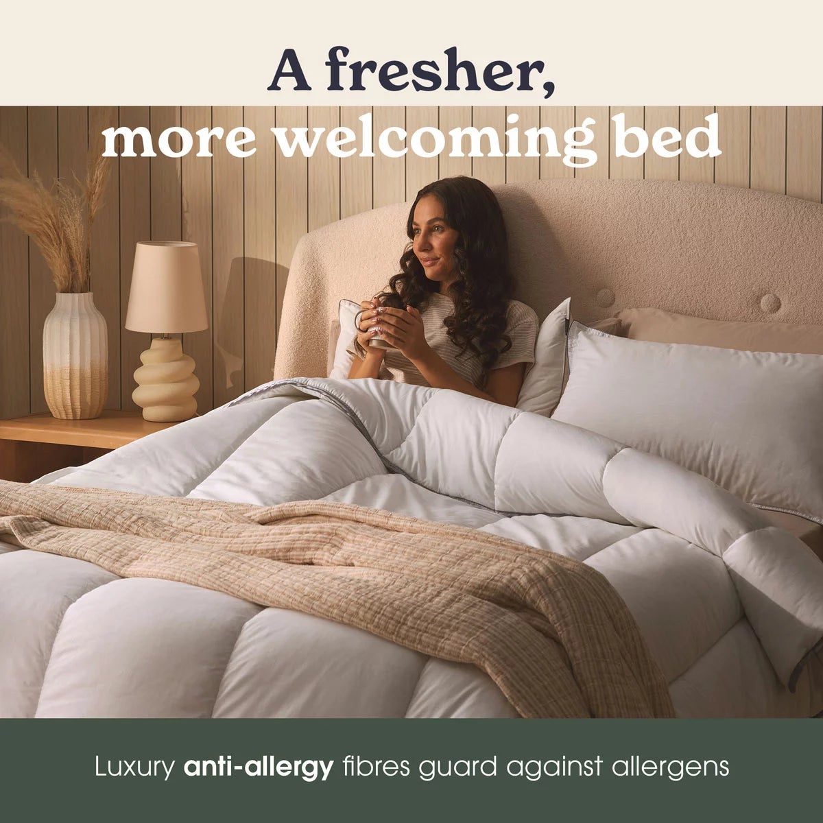 Sleepeezee Sumptuous Cotton 10.5 Tog Duvet In 4 Sizes, view 6
