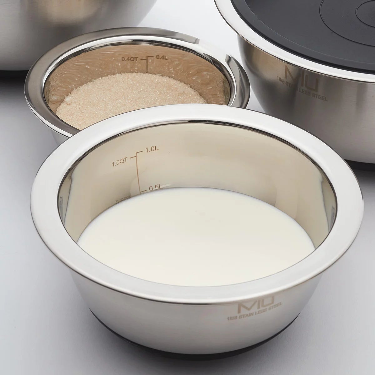 MIU Stainless Steel Mixing Bowls, 14 piece, view 7