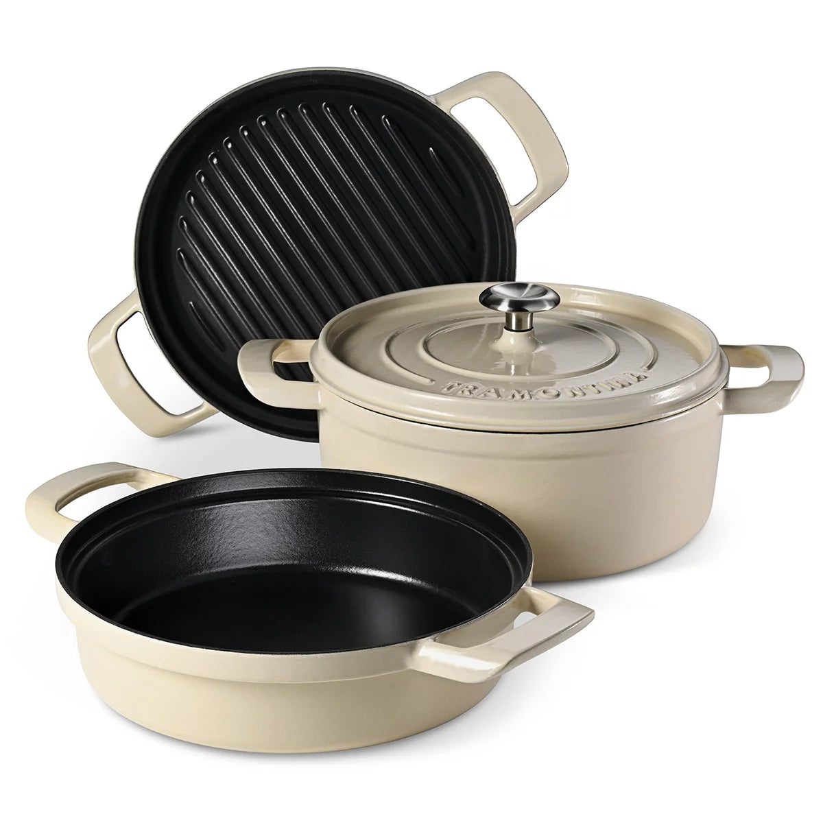 Tramontina Nested Cast Iron Set, 4 Piece Sets, view 6