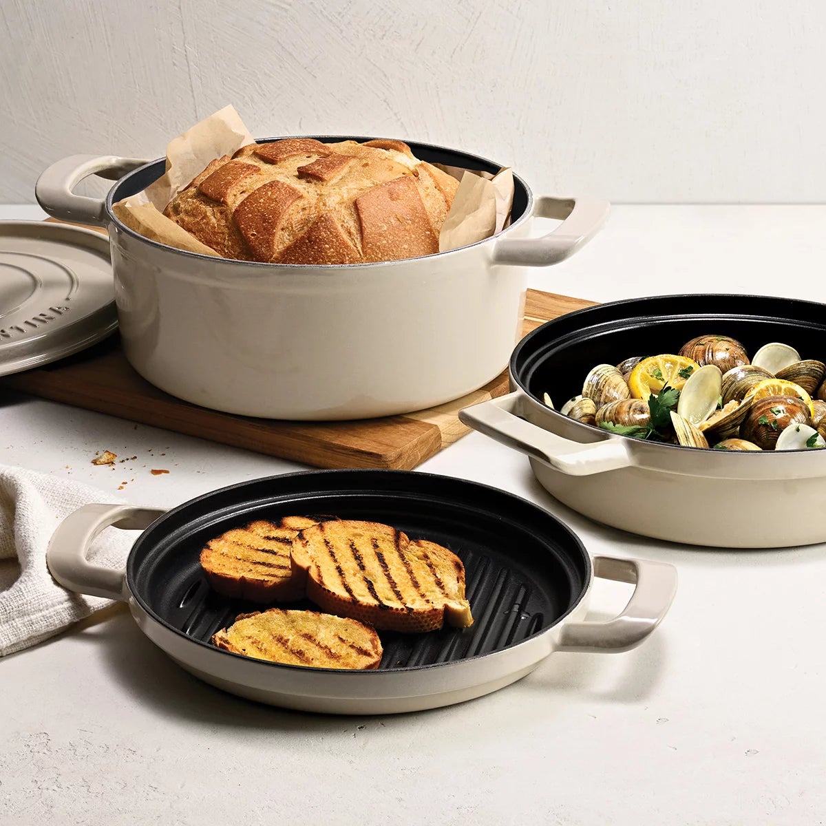 Tramontina Nested Cast Iron Set, 4 Piece Sets, view 10