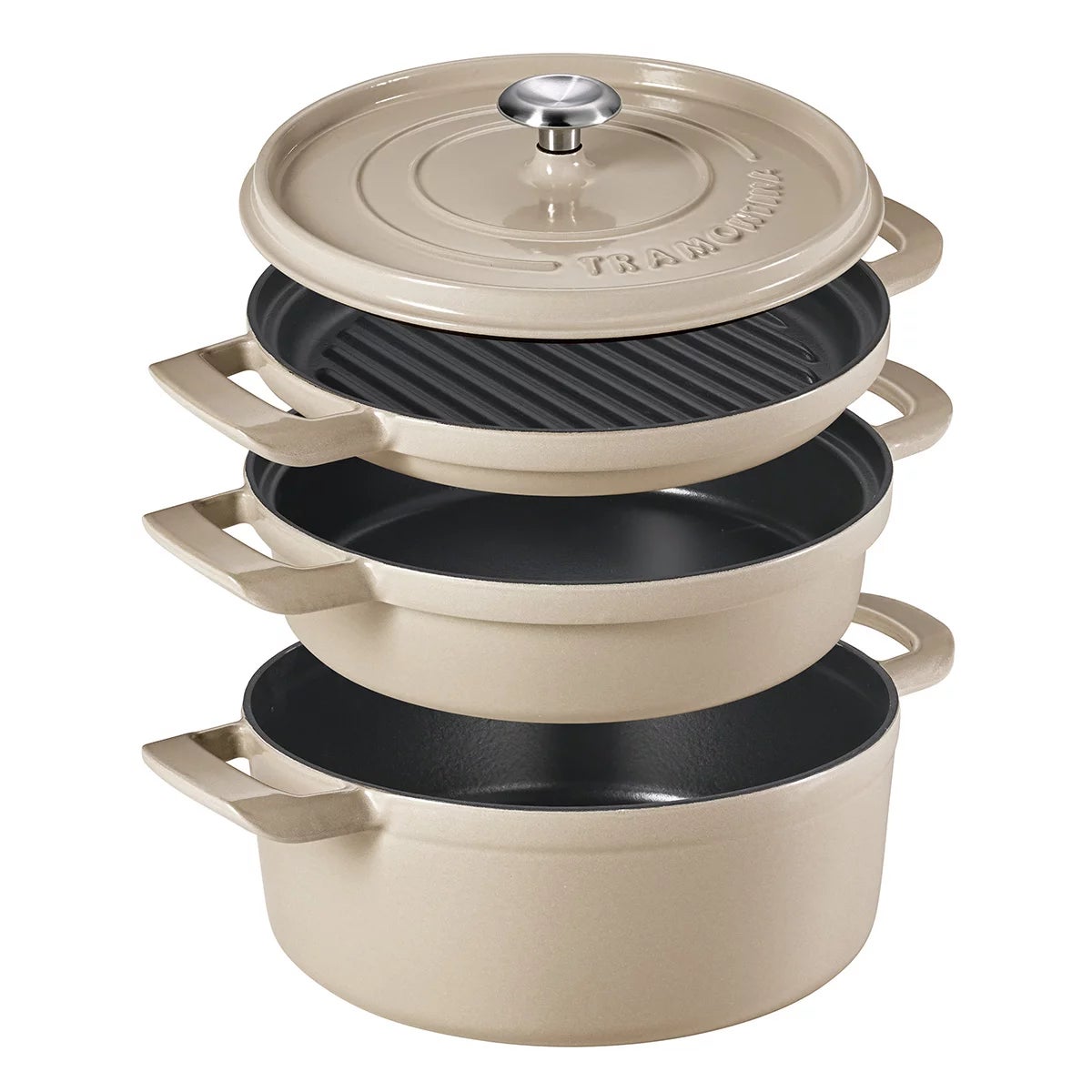 Tramontina Nested Cast Iron Set, 4 Piece Sets, view 9