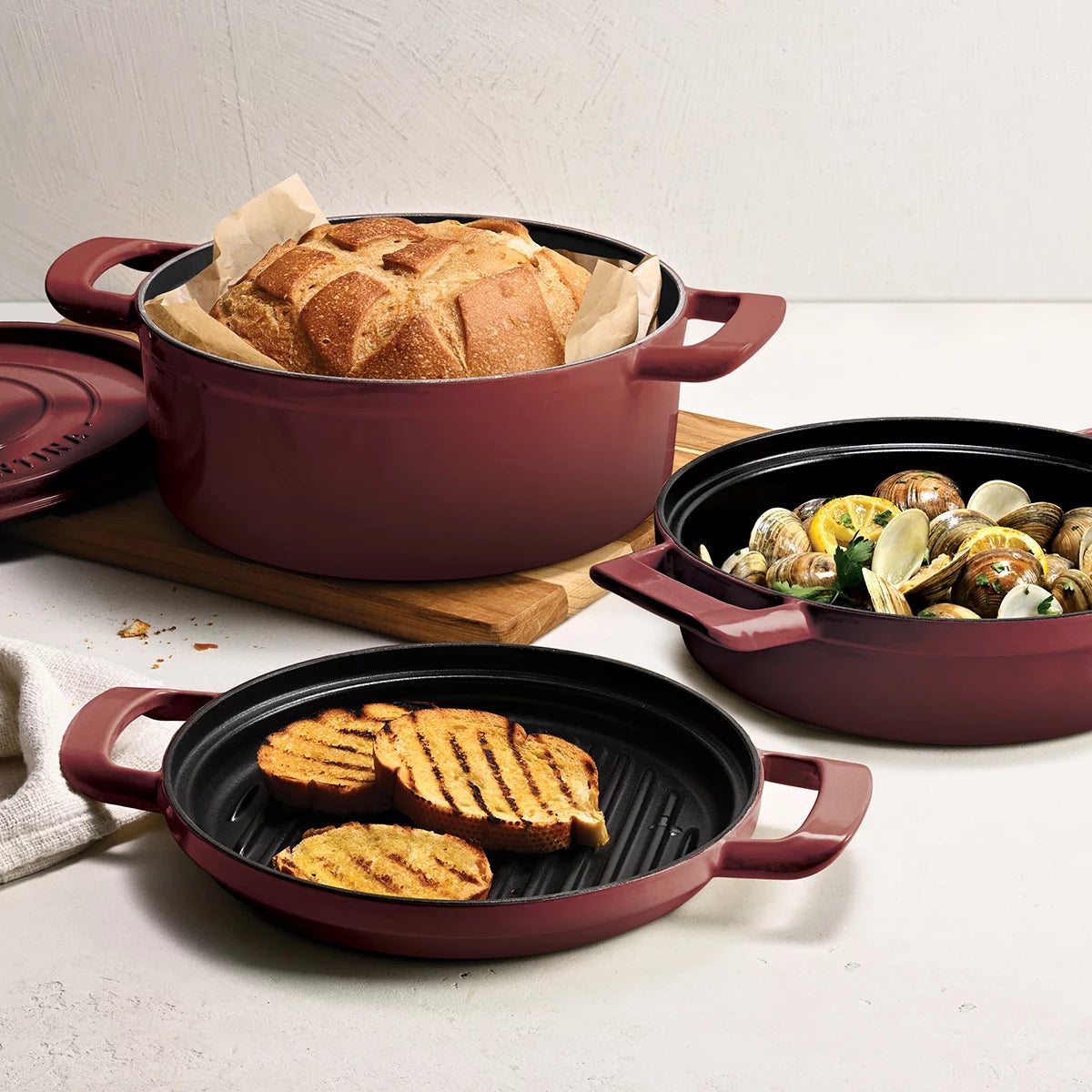 Tramontina Nested Cast Iron Set, 4 Piece Sets, view 18