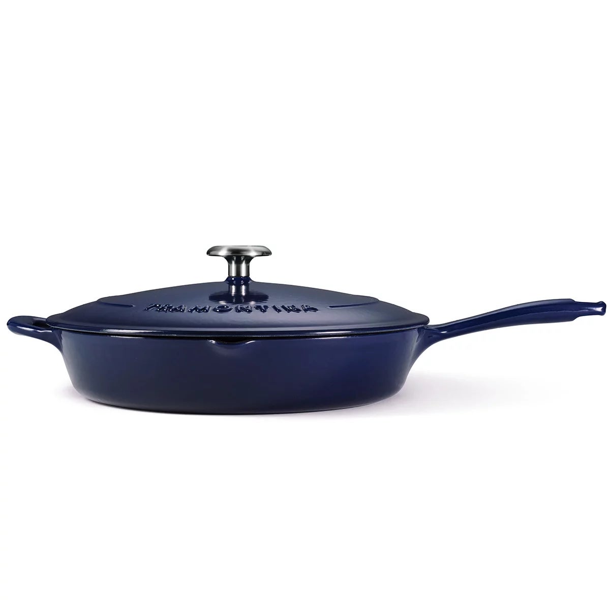 Tramontina Enamel Cast Iron Saute Pan with Lid, 30cm / 3.25L, view 10