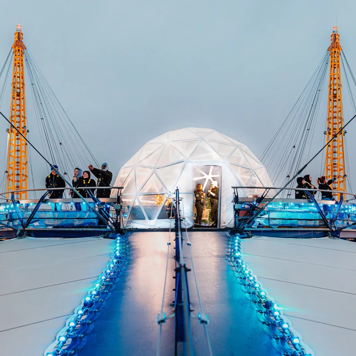 Virgin Experience Days Christmas at Up at The O2 - Snow Globe Climb For Two, view 2