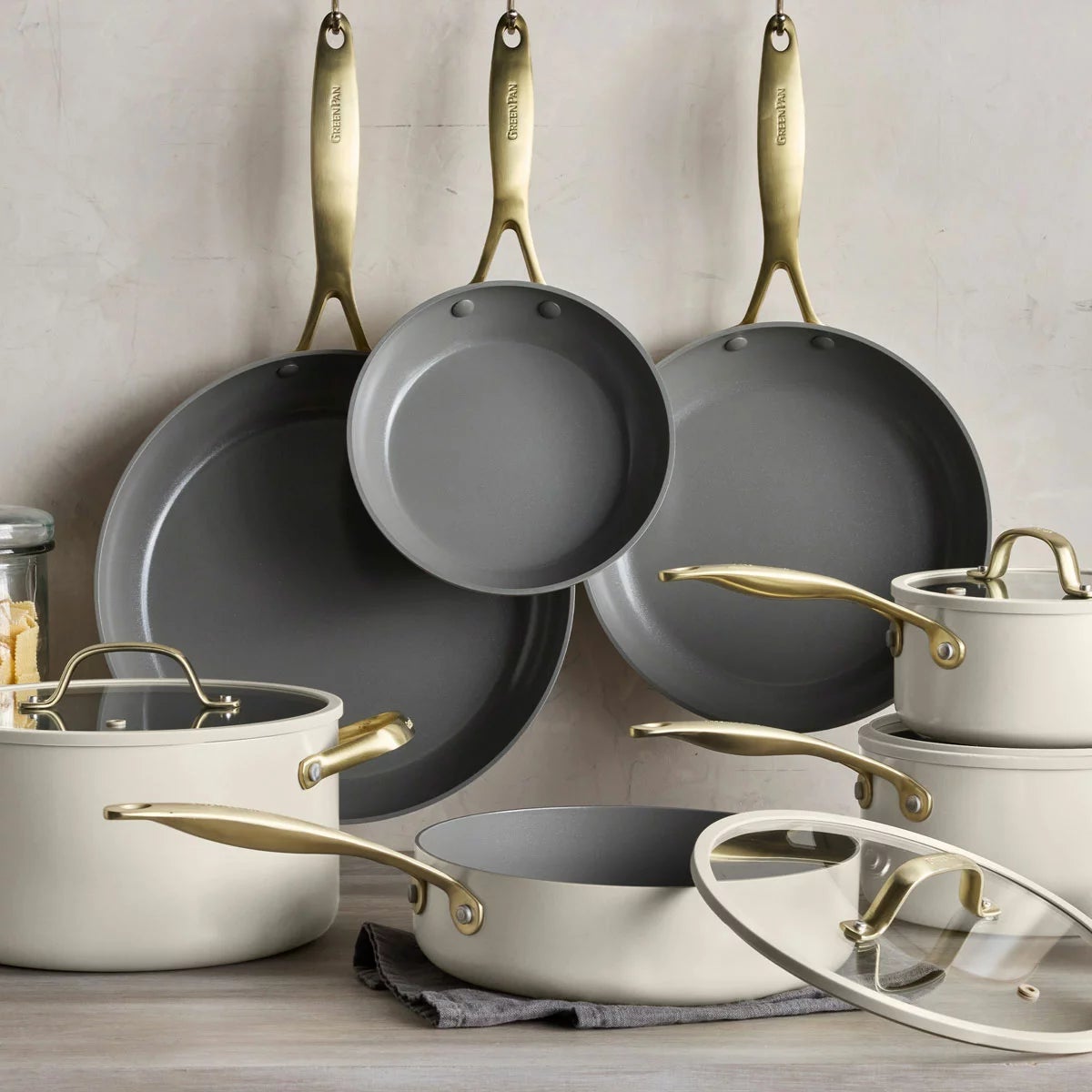 GreenPan Jewel Pro Cook Set, 15 Piece Sets, view 9