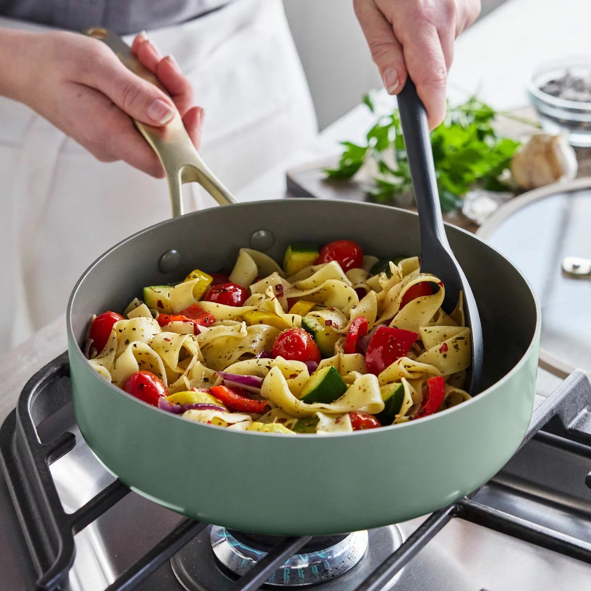GreenPan Jewel Pro Cook Set, 15 Piece Sets, view 18