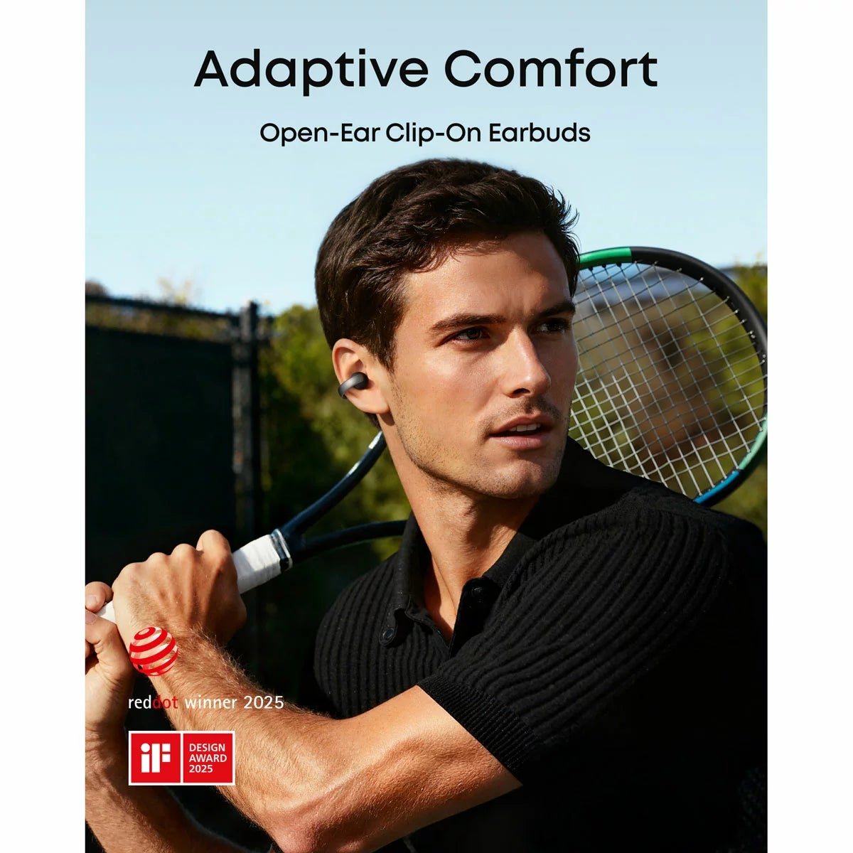 Soundcore AeroClip Wireless Open-Ear Clip-On Earbuds with Adaptive Comfort, view 2