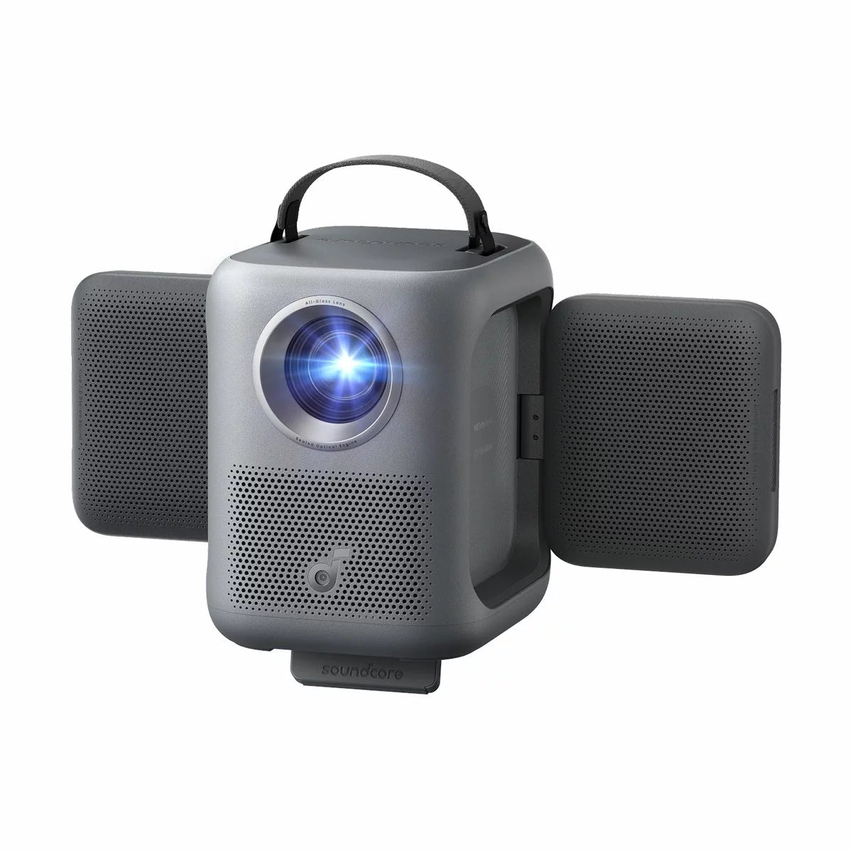 Soundcore Nebula P1 Full HD Smart Projector with Flippable Speakers, 100" Screen & Stand Bundle