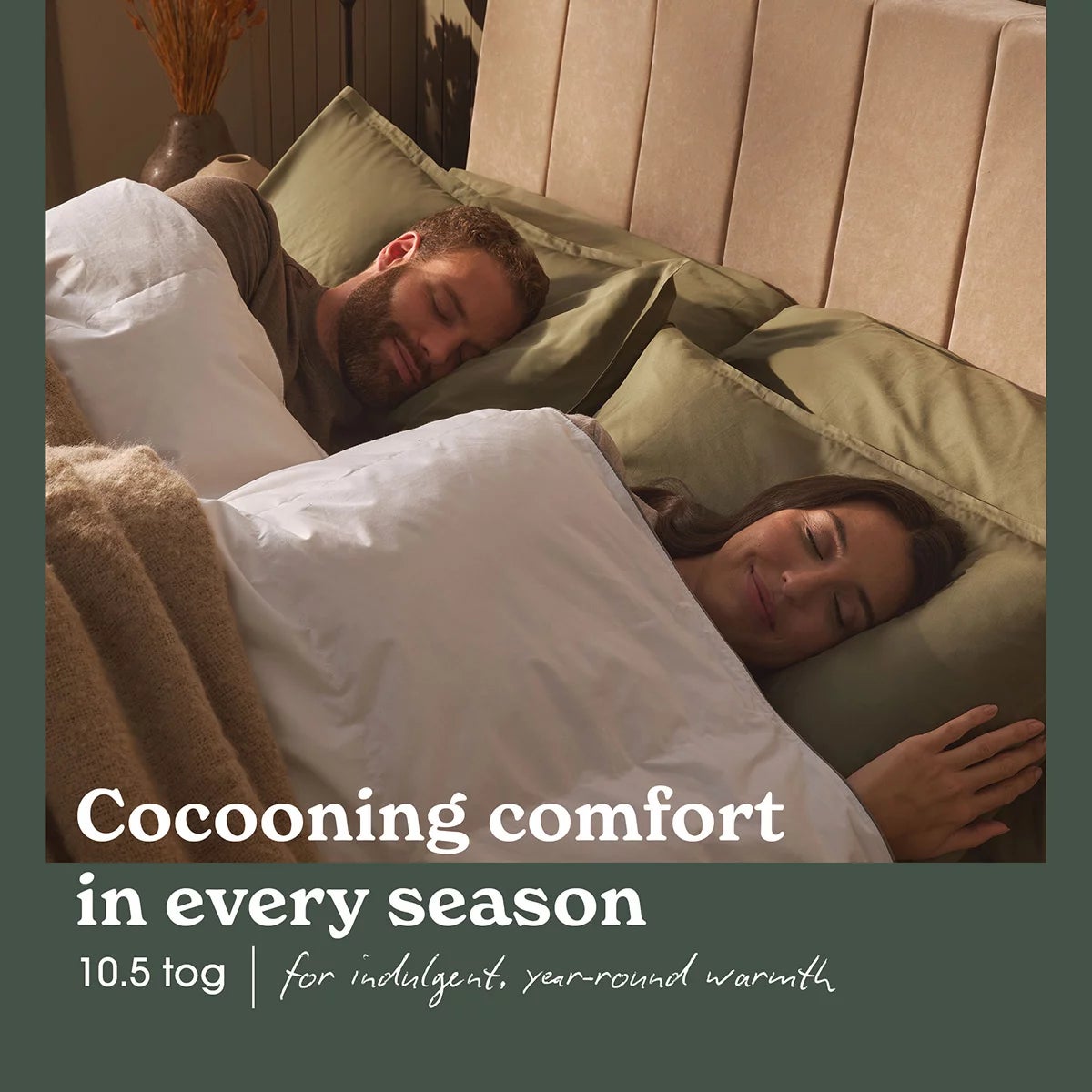 Sleepeezee Natural Feather and Down 10.5 Tog Duvet In 3 Sizes, view 3
