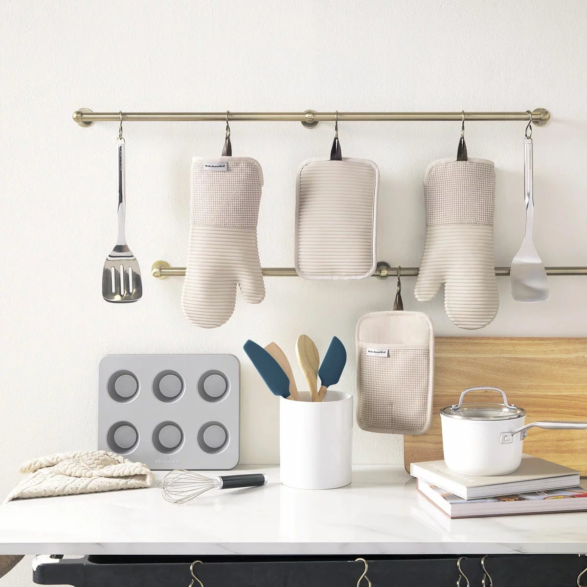KitchenAid Pot Holder and Mini Mitt Set 4 Pack
