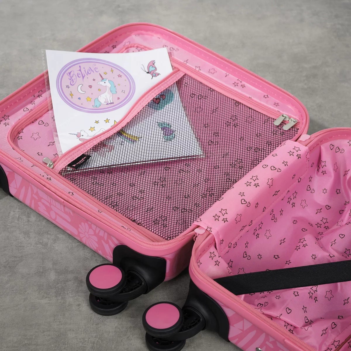 Rock Pebble Kids Underseat Hardside Suitcase Assortment of 2, view 16