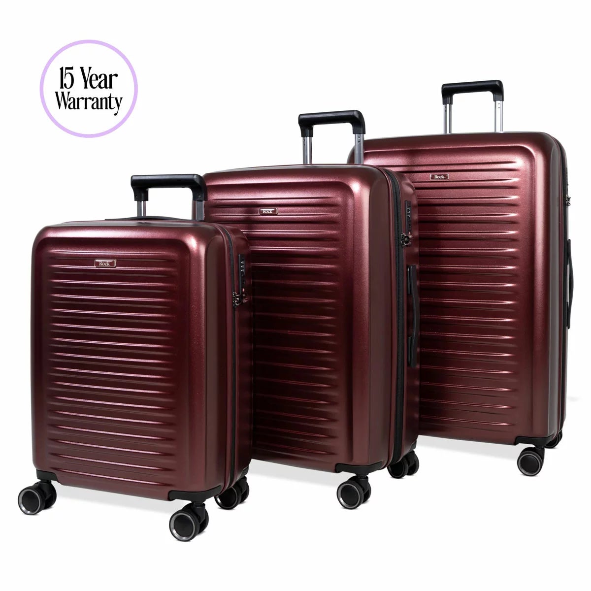 Rock Legacy Hardside Suitcase 3 Piece Set, view 2