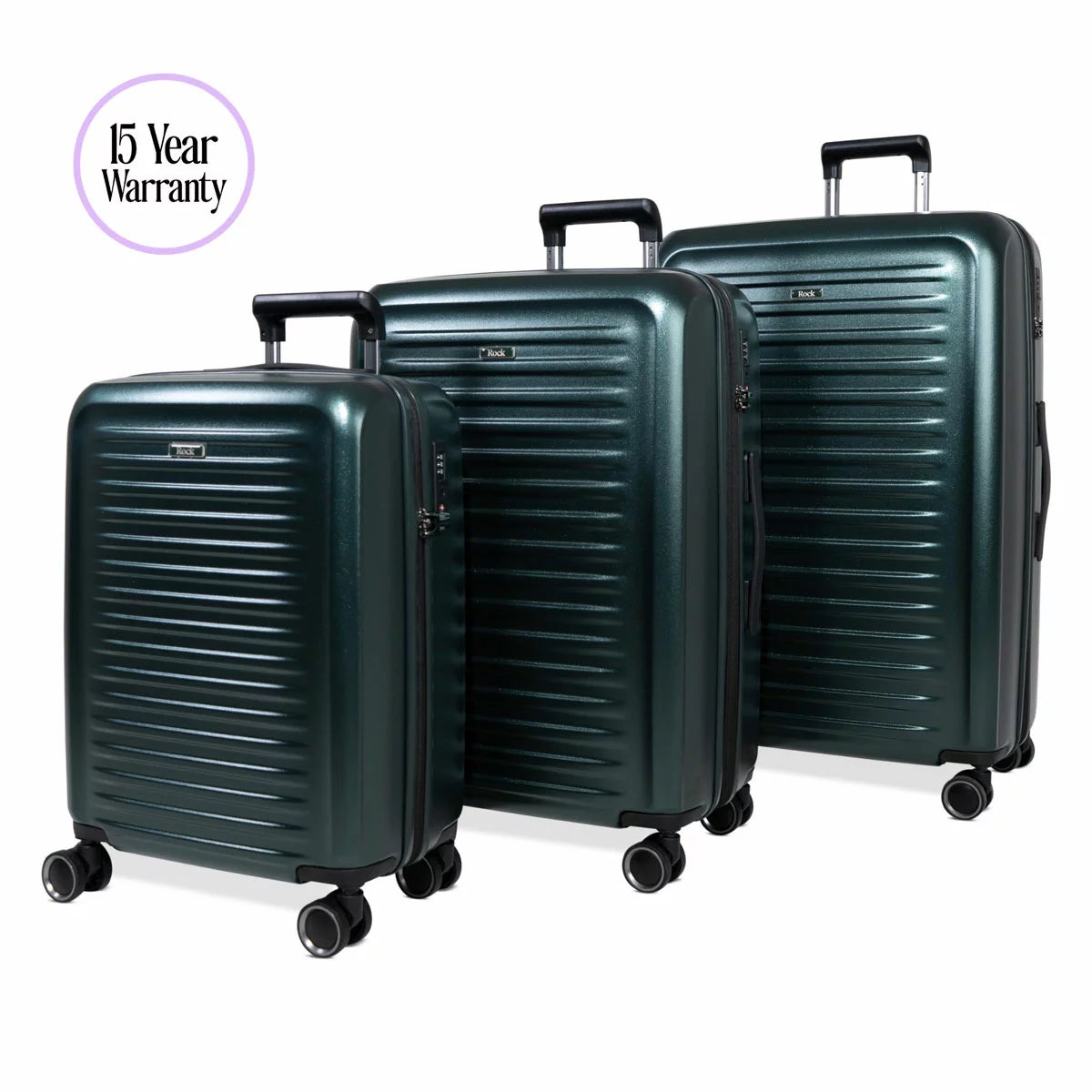 Rock Legacy Hardside Suitcase 3 Piece Set, view 3