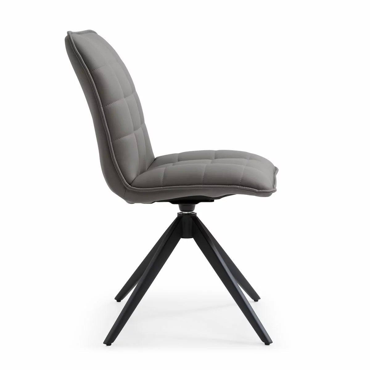 Indus Valley Skylar Grey Faux Leather Dining Chair, 2 Pack, view 6