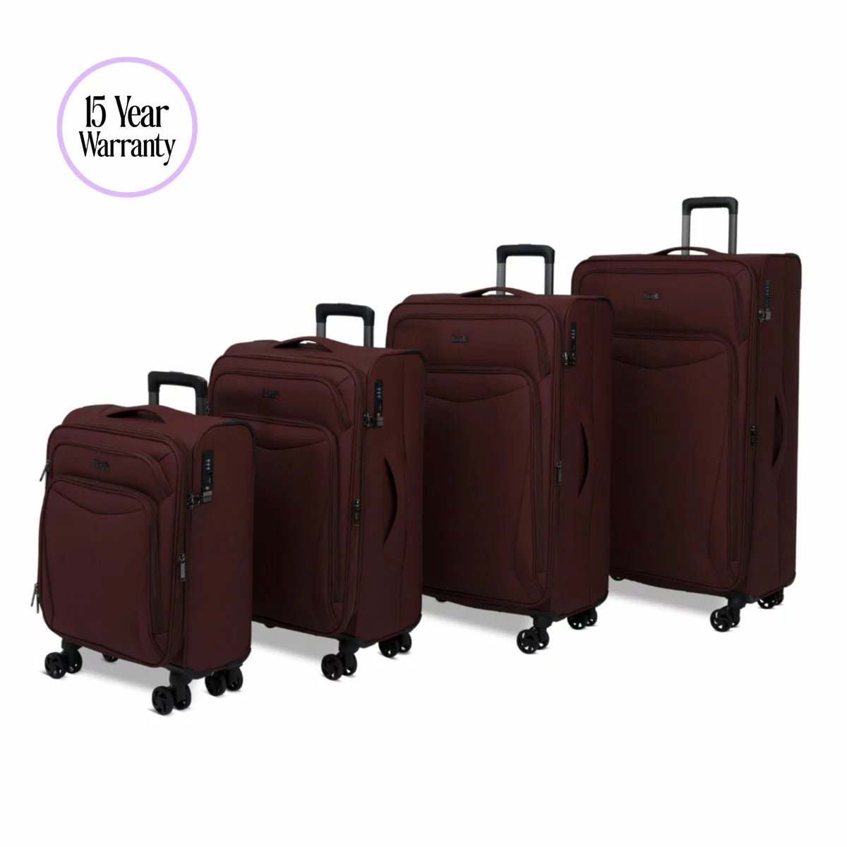 Rock Vitality Softside Suitcase 4 Piece Set, view 2