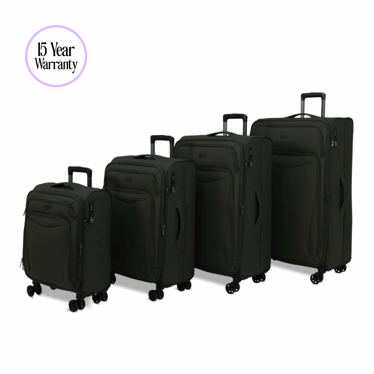 Rock Vitality Softside Suitcase 4 Piece Set, view 3