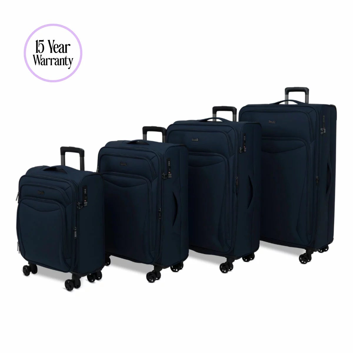 Rock Vitality Softside Suitcase 4 Piece Set, view 4