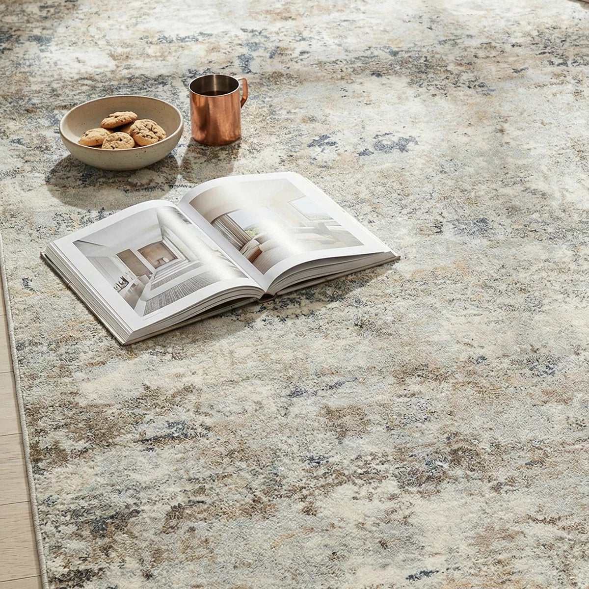 Livabliss Avellino Grey & Beige Rug, In 2 Sizes, view 2