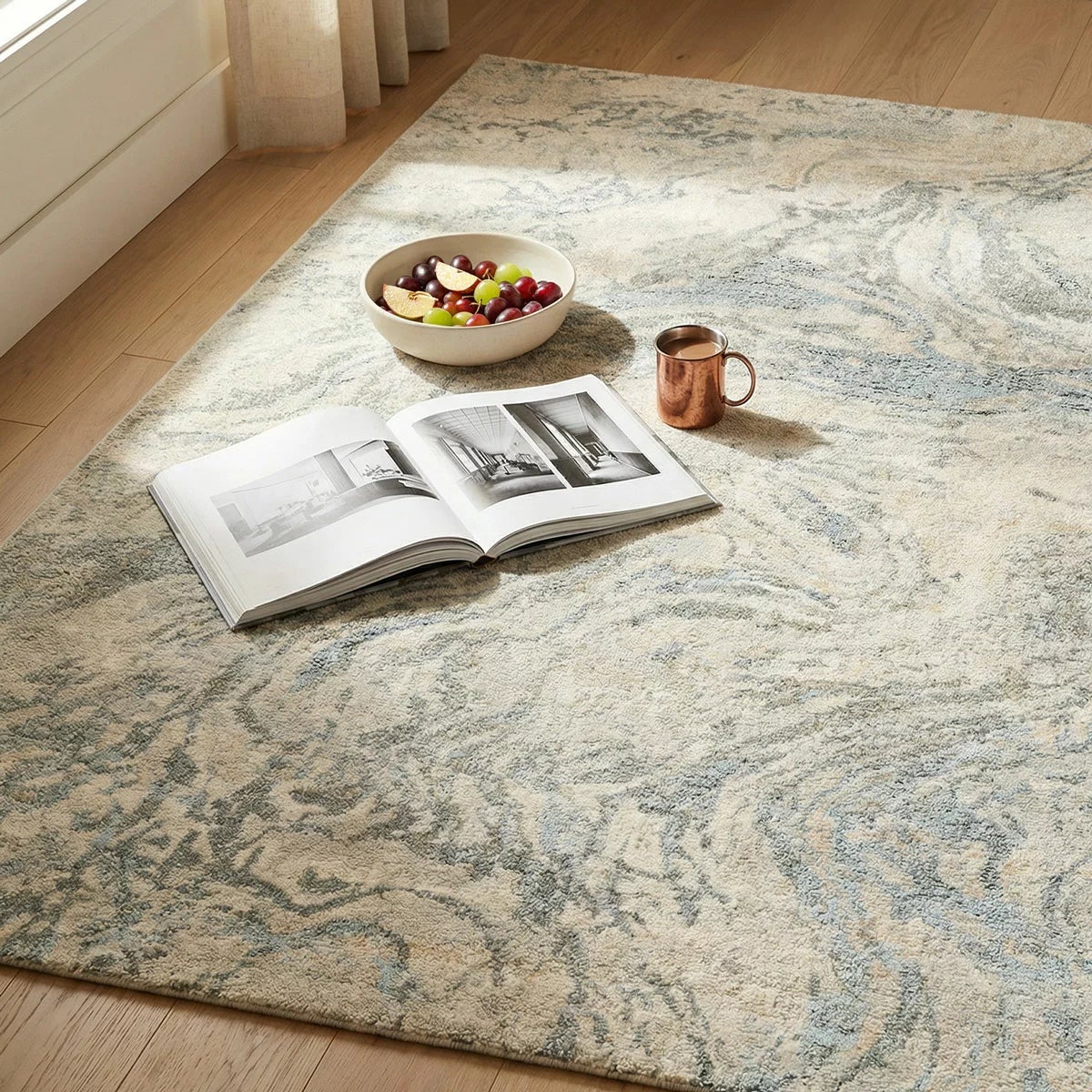 Livabliss Avellino Blue Rug, In 2 Sizes, view 2